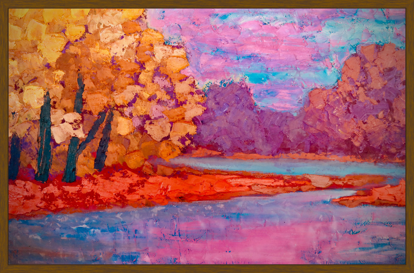 Original Painting of Endre Bartos: After Storm