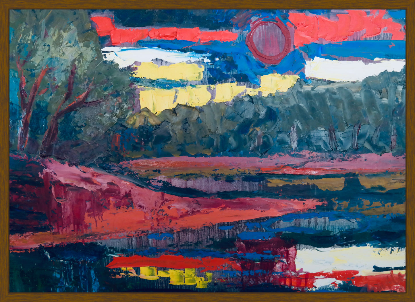 Original Painting of Endre Bartos: "Dusk"
