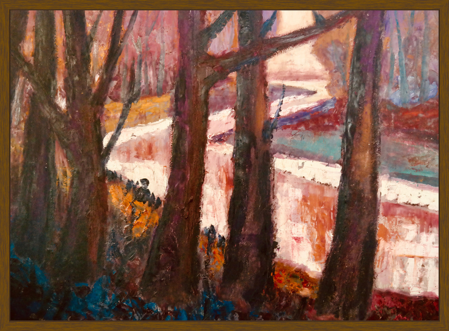 Original Painting of Endre Bartos: Moonlight