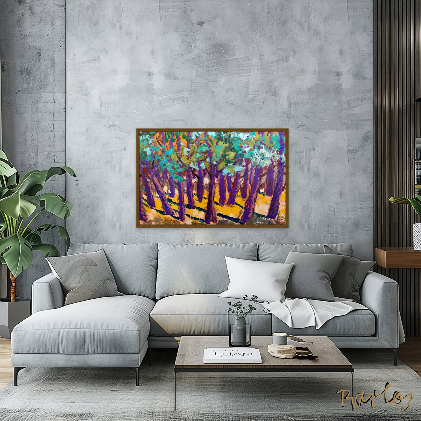 Original Painting of Endre Bartos: End of Summer
