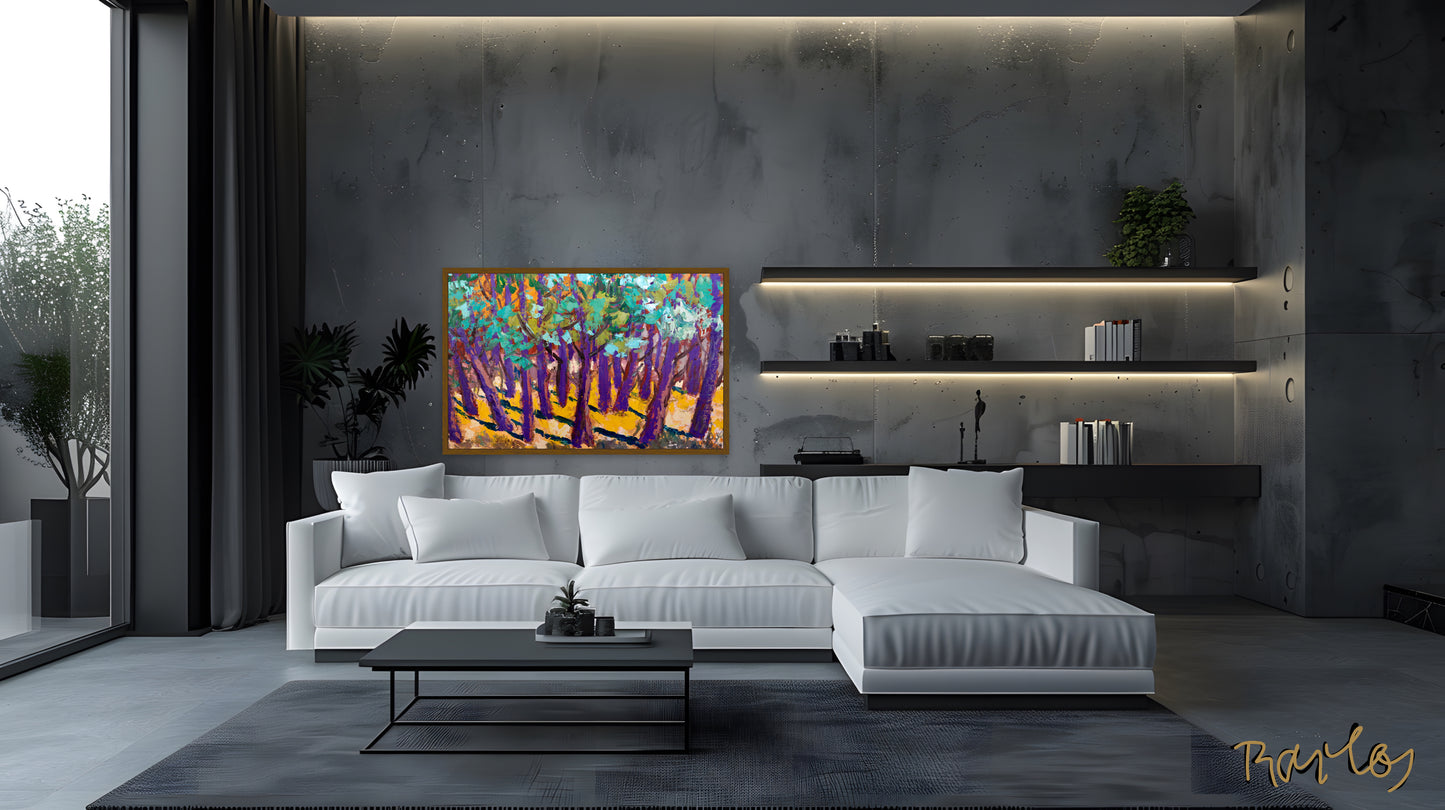 Original Painting of Endre Bartos: End of Summer
