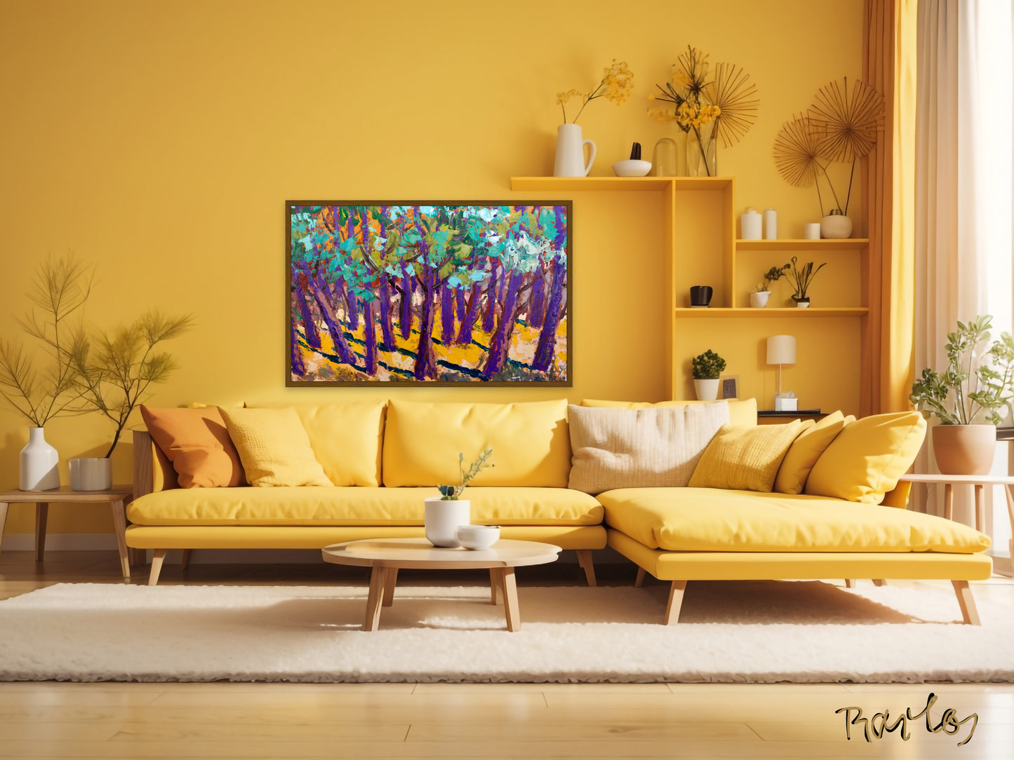 Original Painting of Endre Bartos: End of Summer