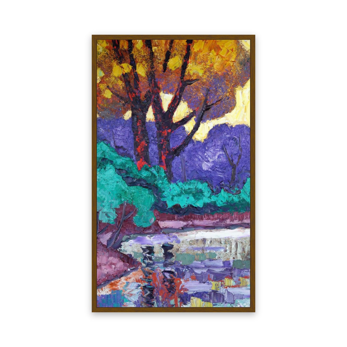 Original Painting Of Endre Bartos: "Mirroring"