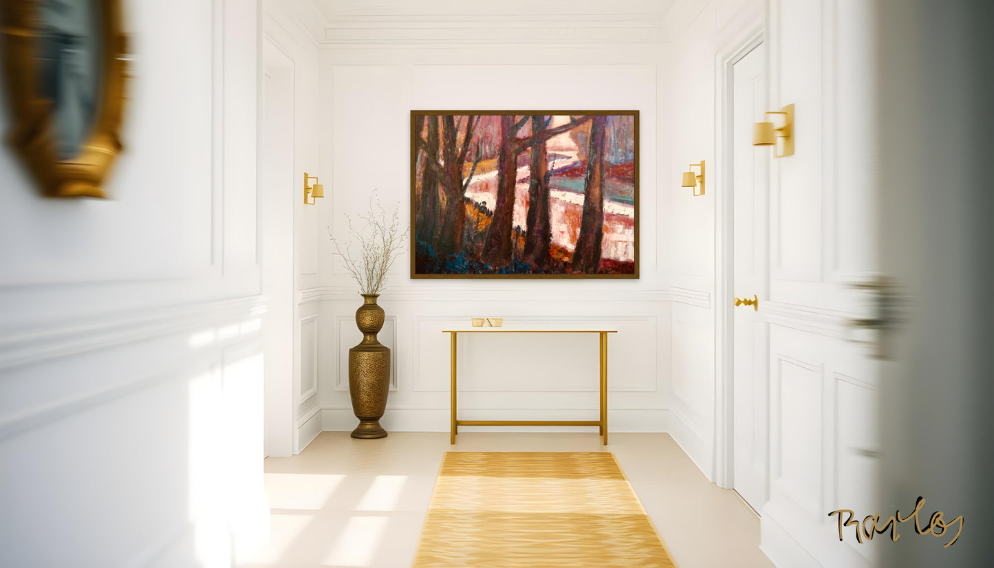 Original Painting of Endre Bartos: Moonlight
