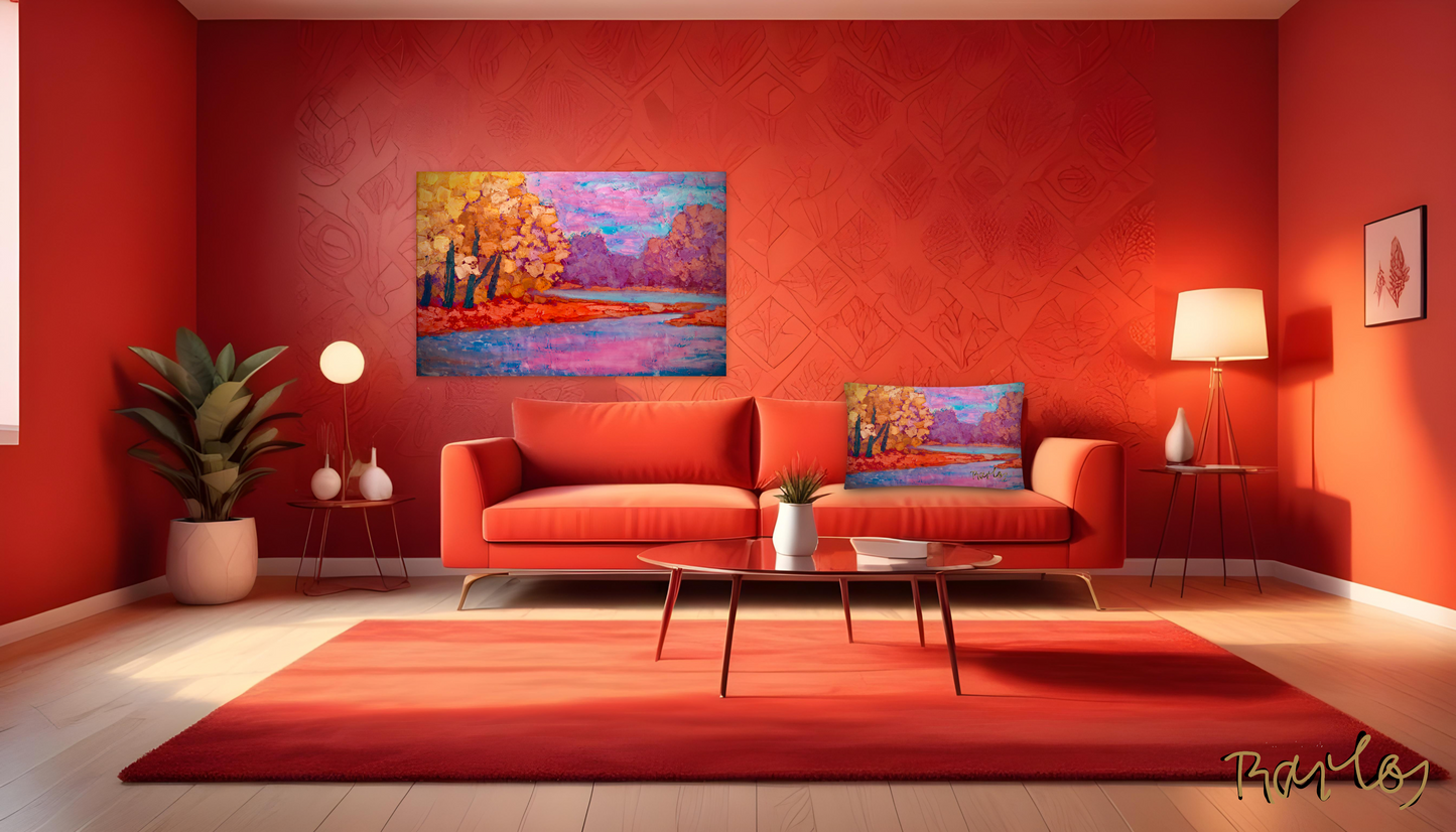 Art Pillow Endre Bartos "After Storm"