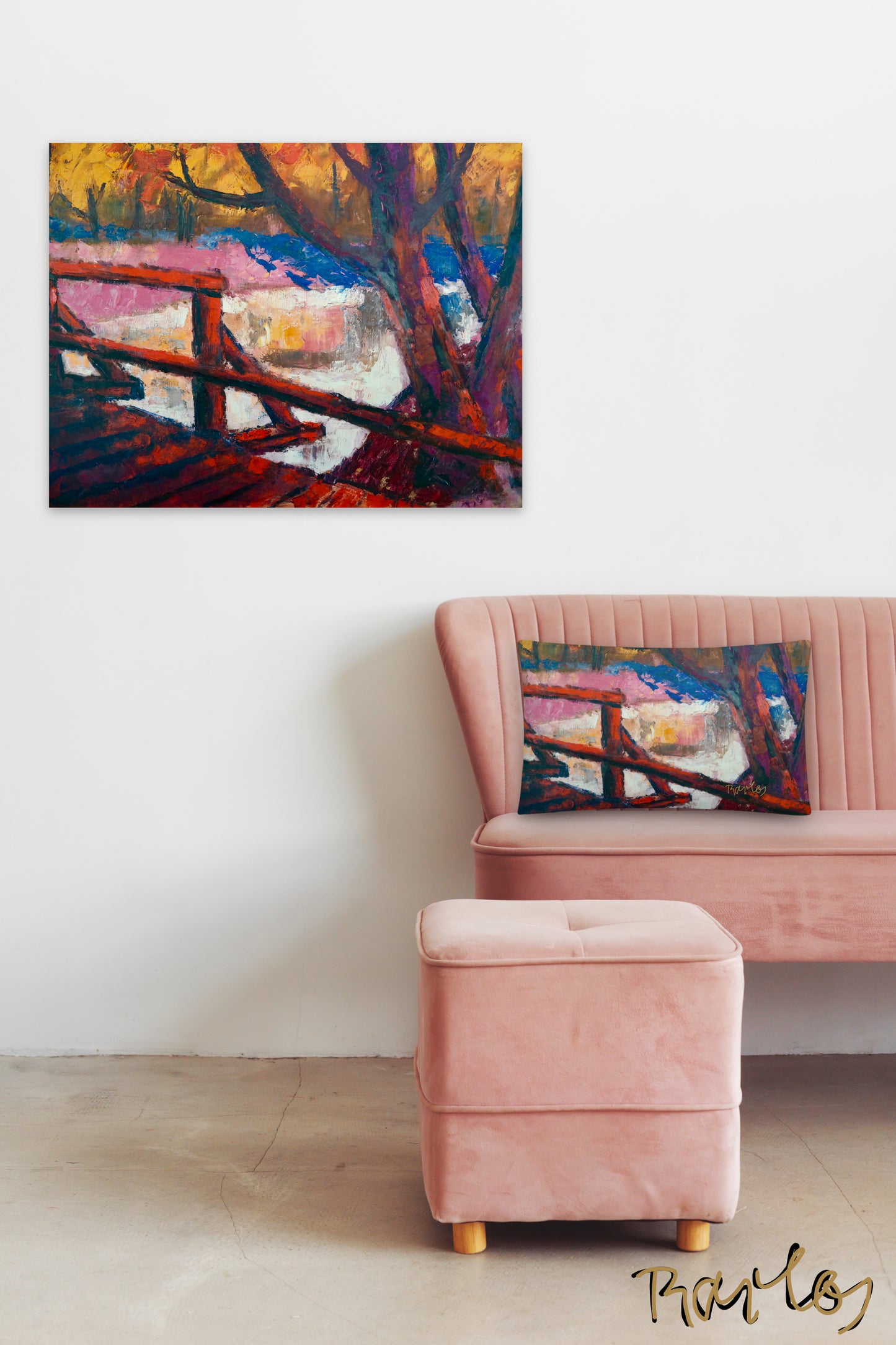 Art Pillow Endre Bartos: “Connection”