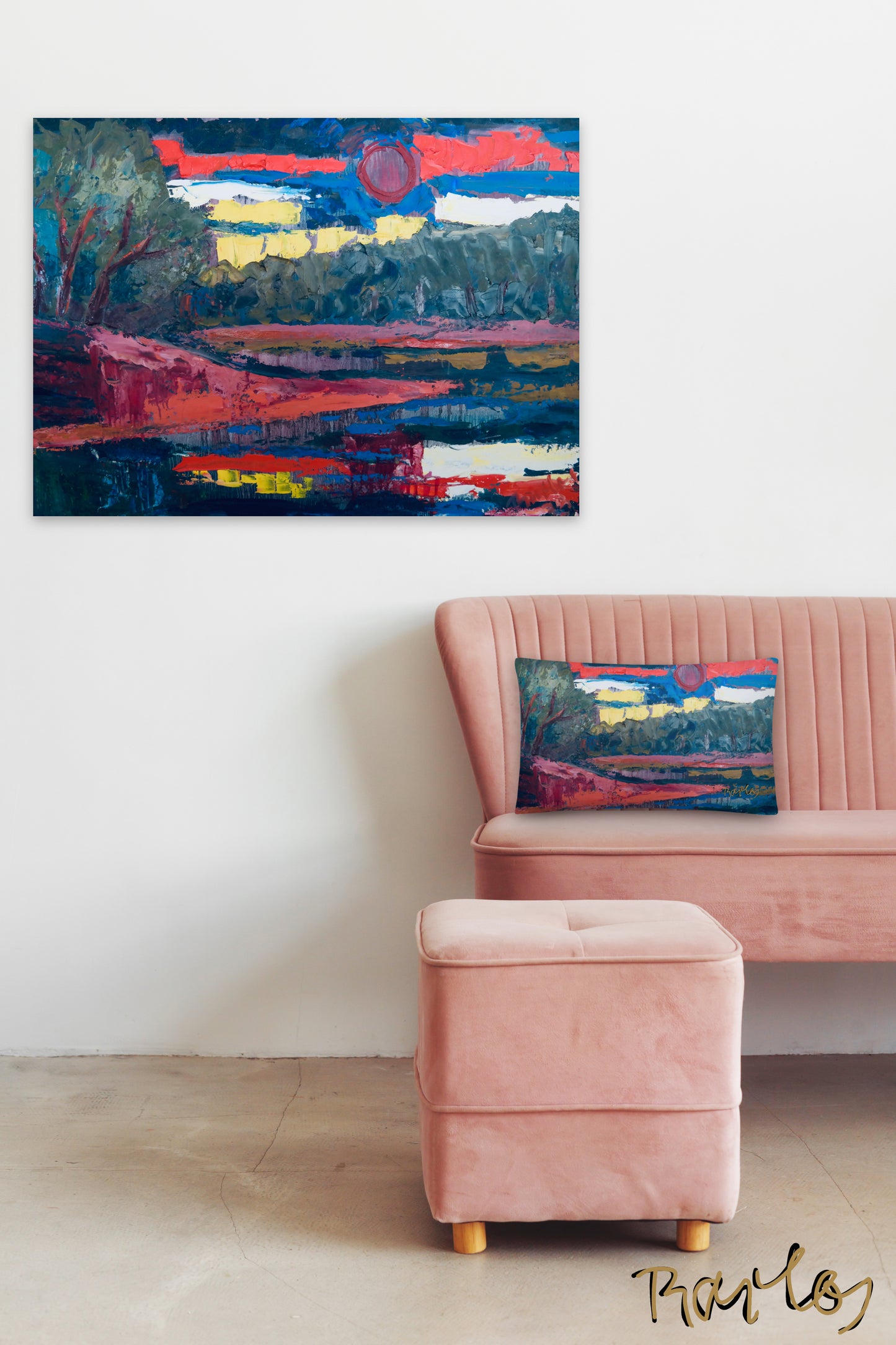Art Pillow Endre Bartos: “Dusk”