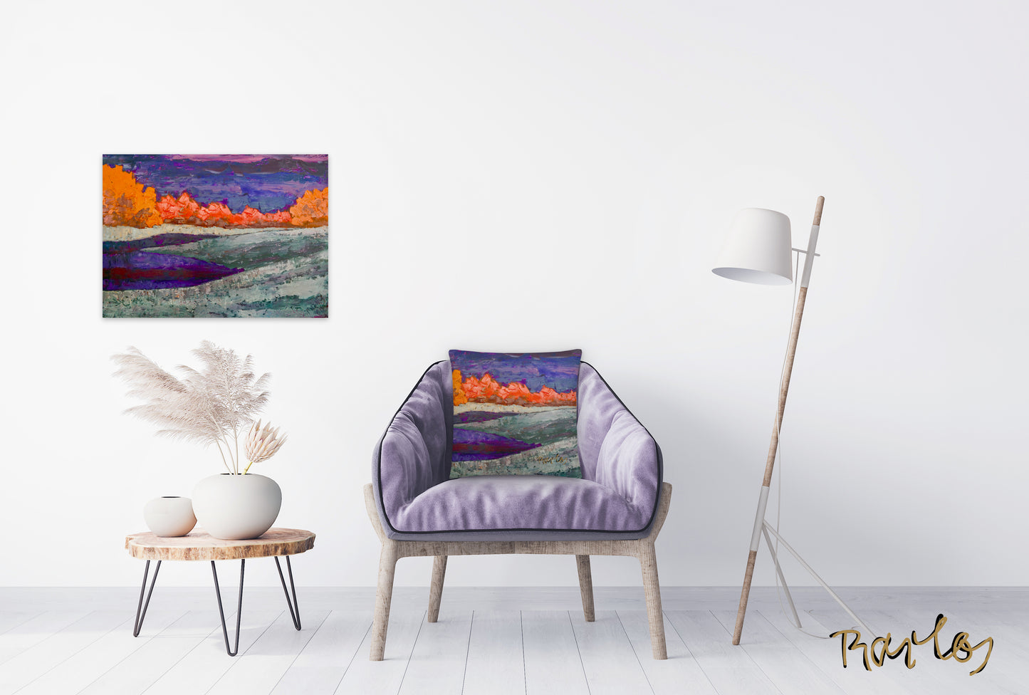 Art Pillow Endre Bartos: “Full Moon”