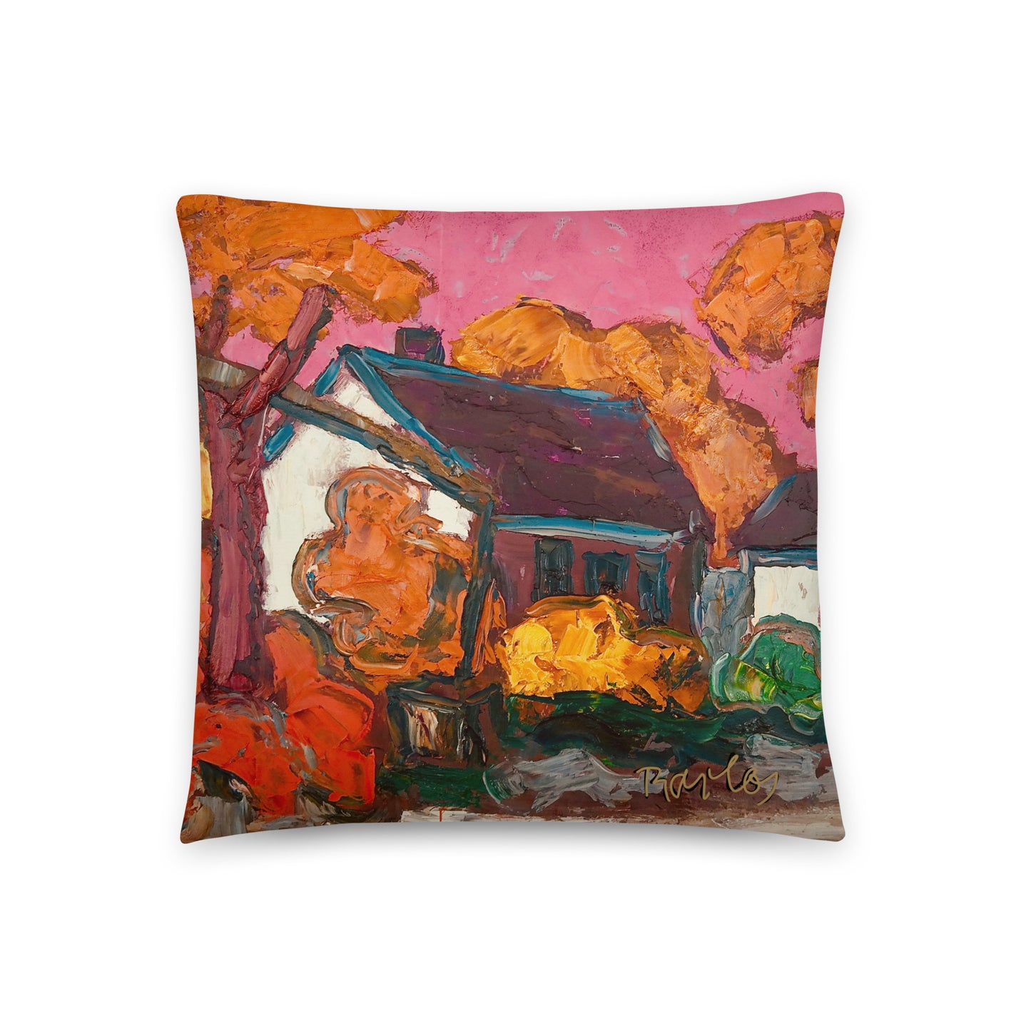Art Pillow Endre Bartos: “Farm”