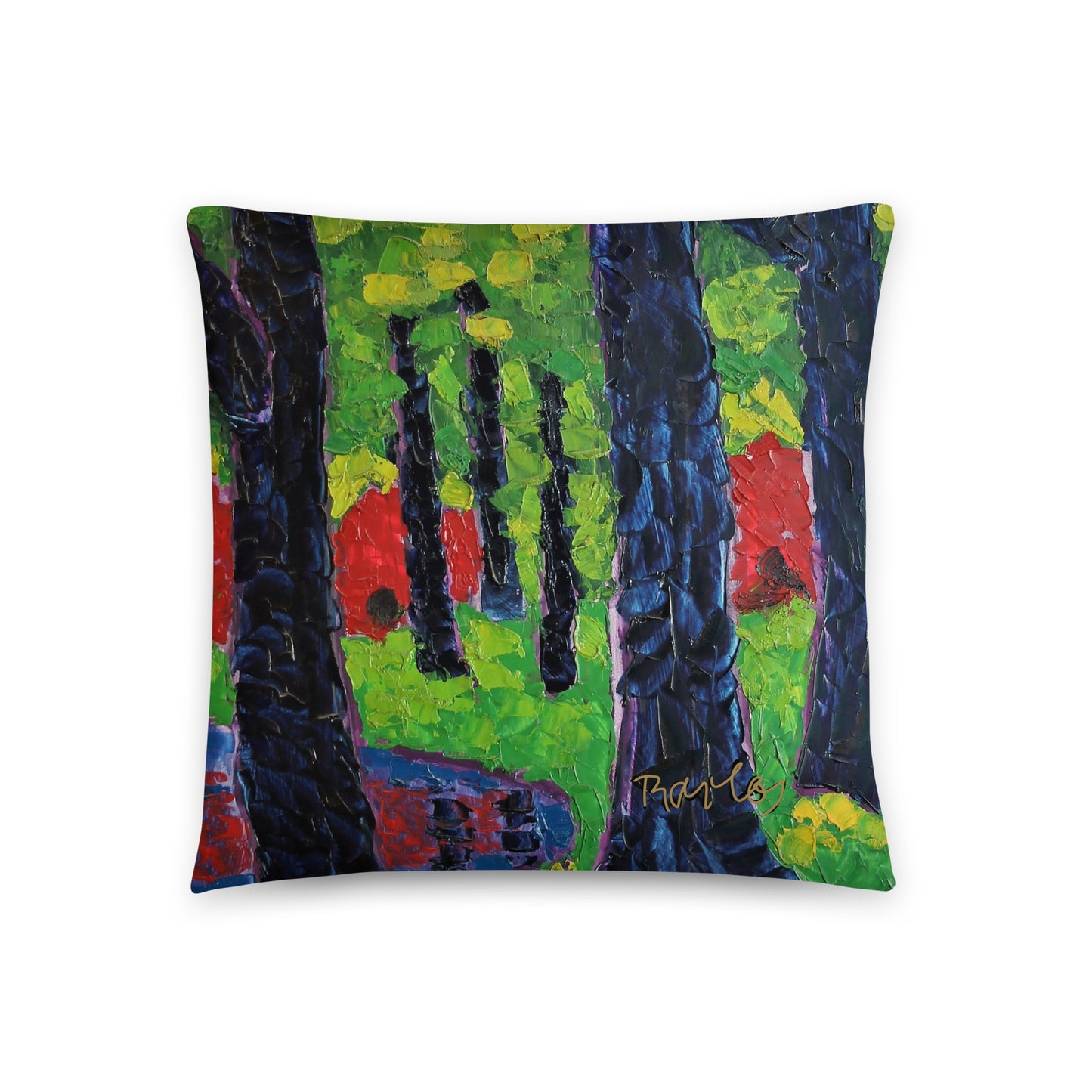 Art Pillow Endre Bartos: “Blooming of Rhododendrons”