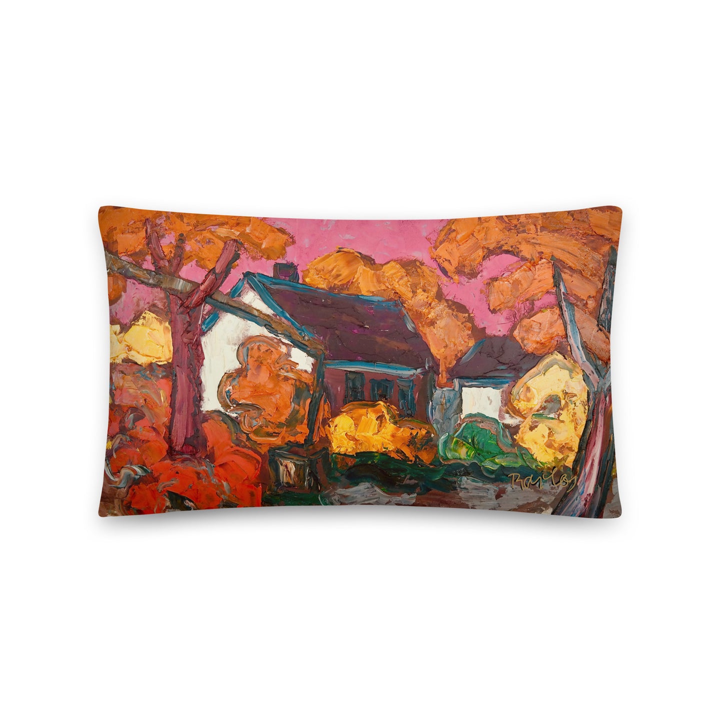 Art Pillow Endre Bartos: “Farm”