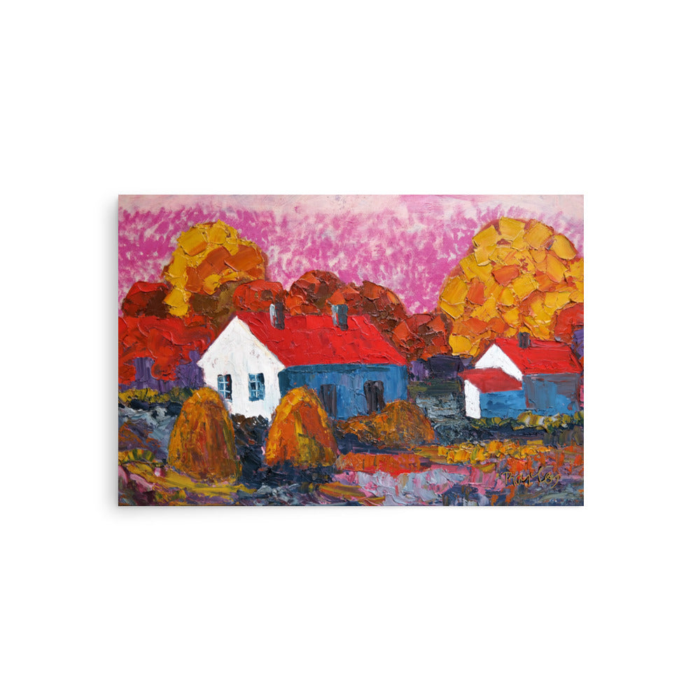 Fine Art Print Endre Bartos: Cottage