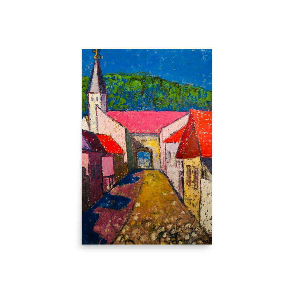 Fine Art Print Endre Bartos: "Tokaj"