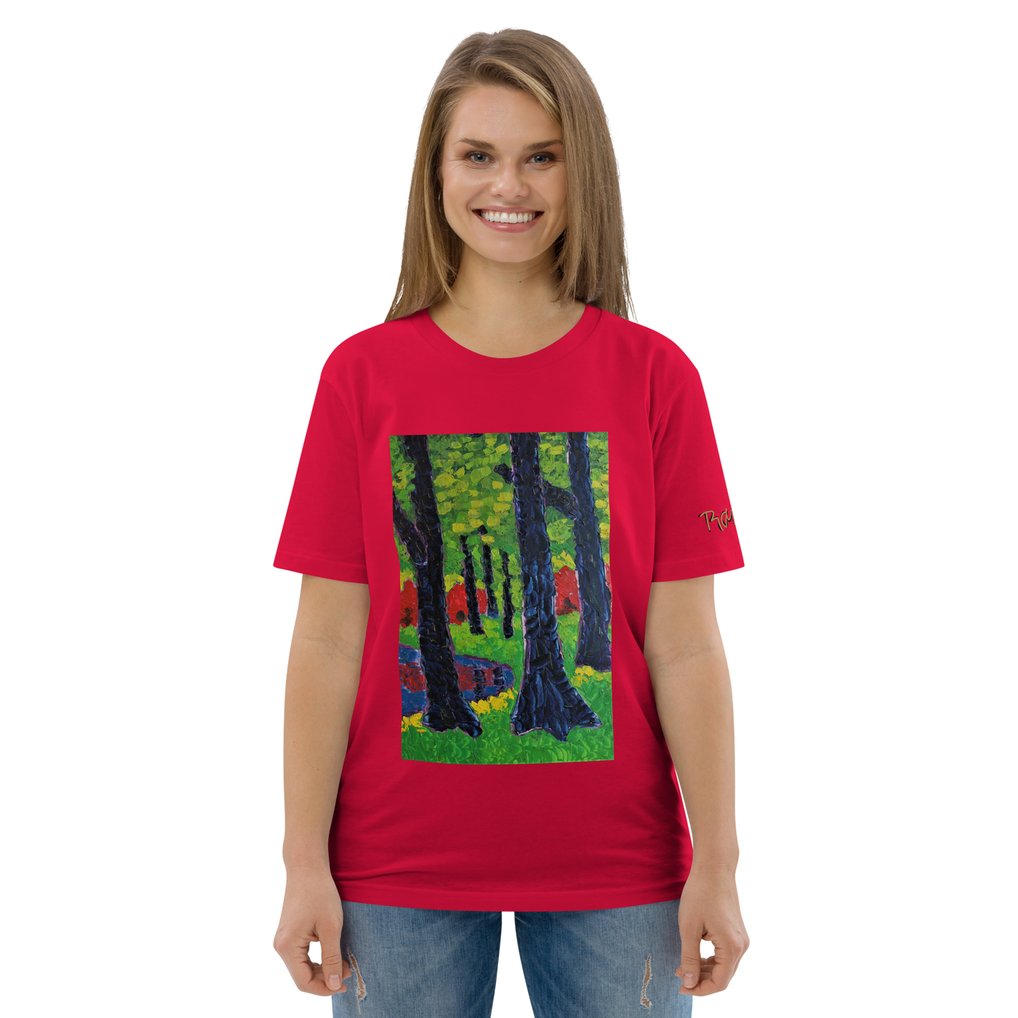 Art T-Shirt: Blooming of Rhododendrons
