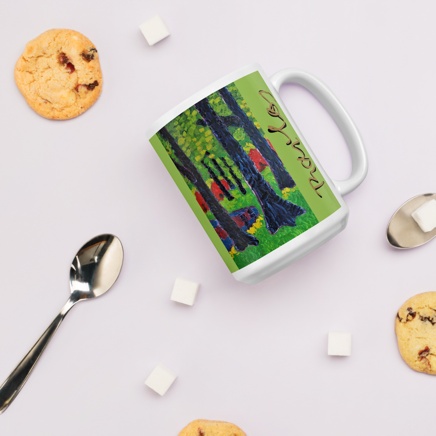 Art Mug: Blooming of Rhododendrons