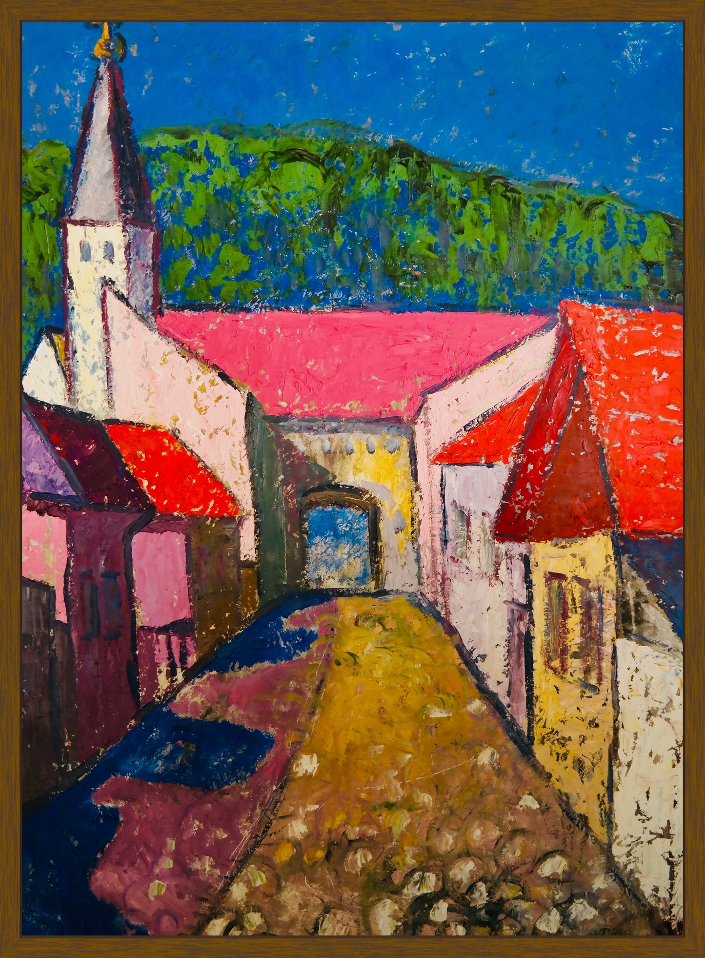 Original Painting of Endre Bartos: "Tokaj"