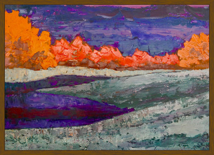 Original Painting of Endre Bartos: "Full Moon"