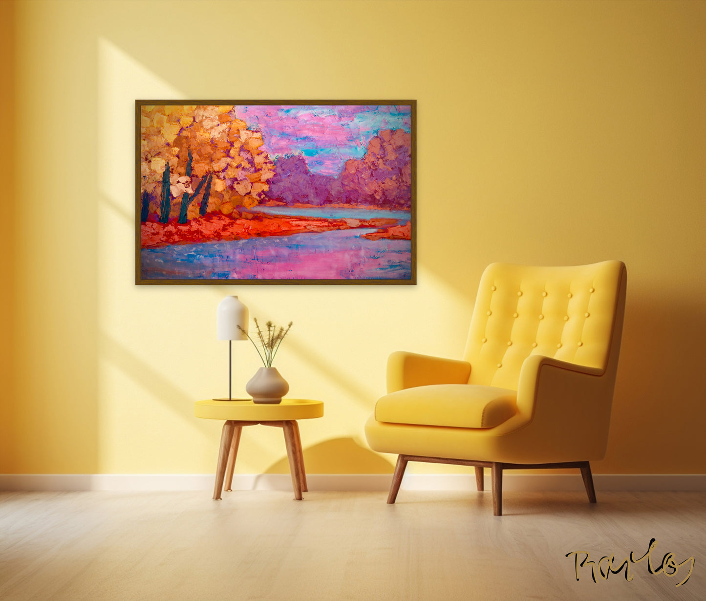 Original Painting of Endre Bartos: After Storm