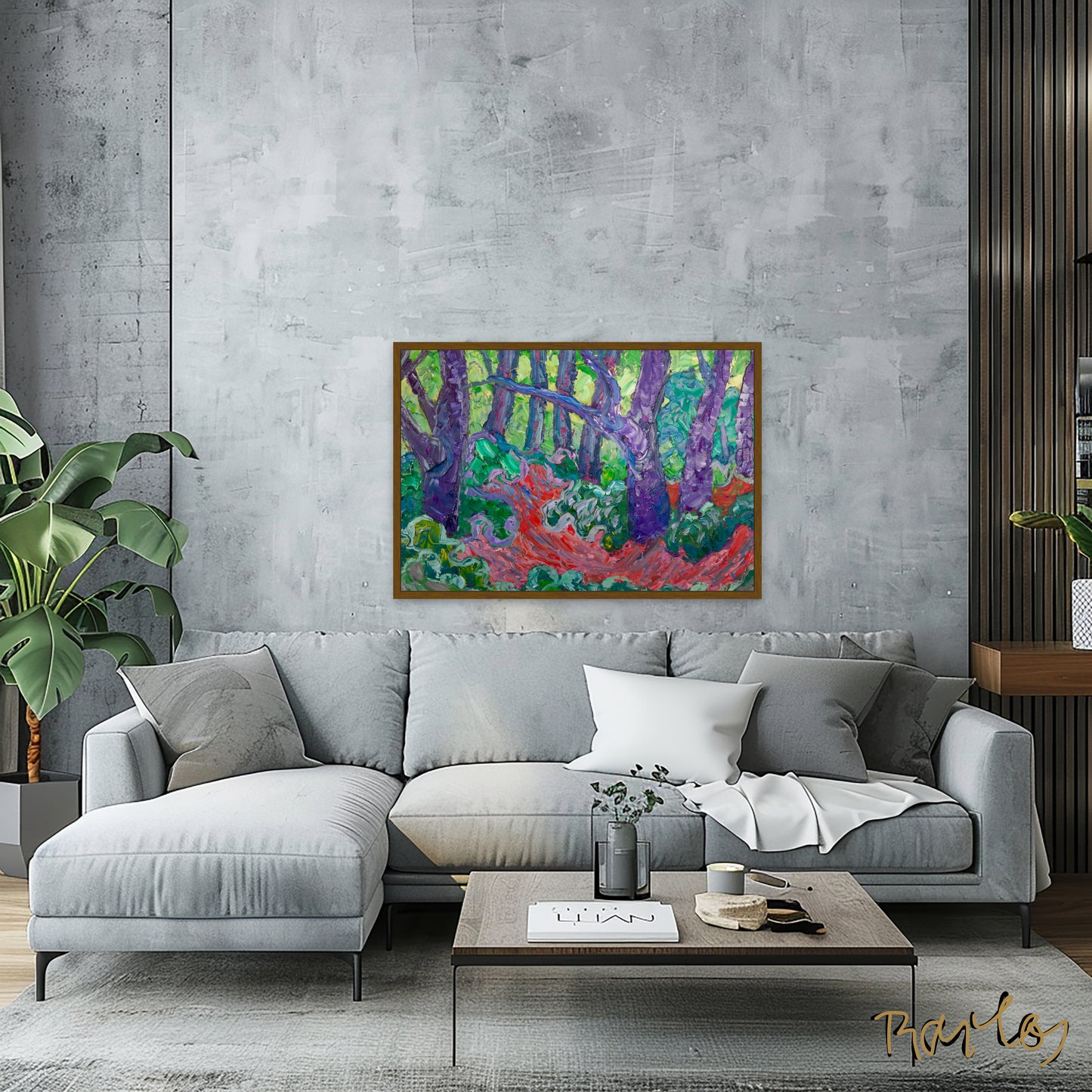 Original Painting of Endre Bartos: "Berries"