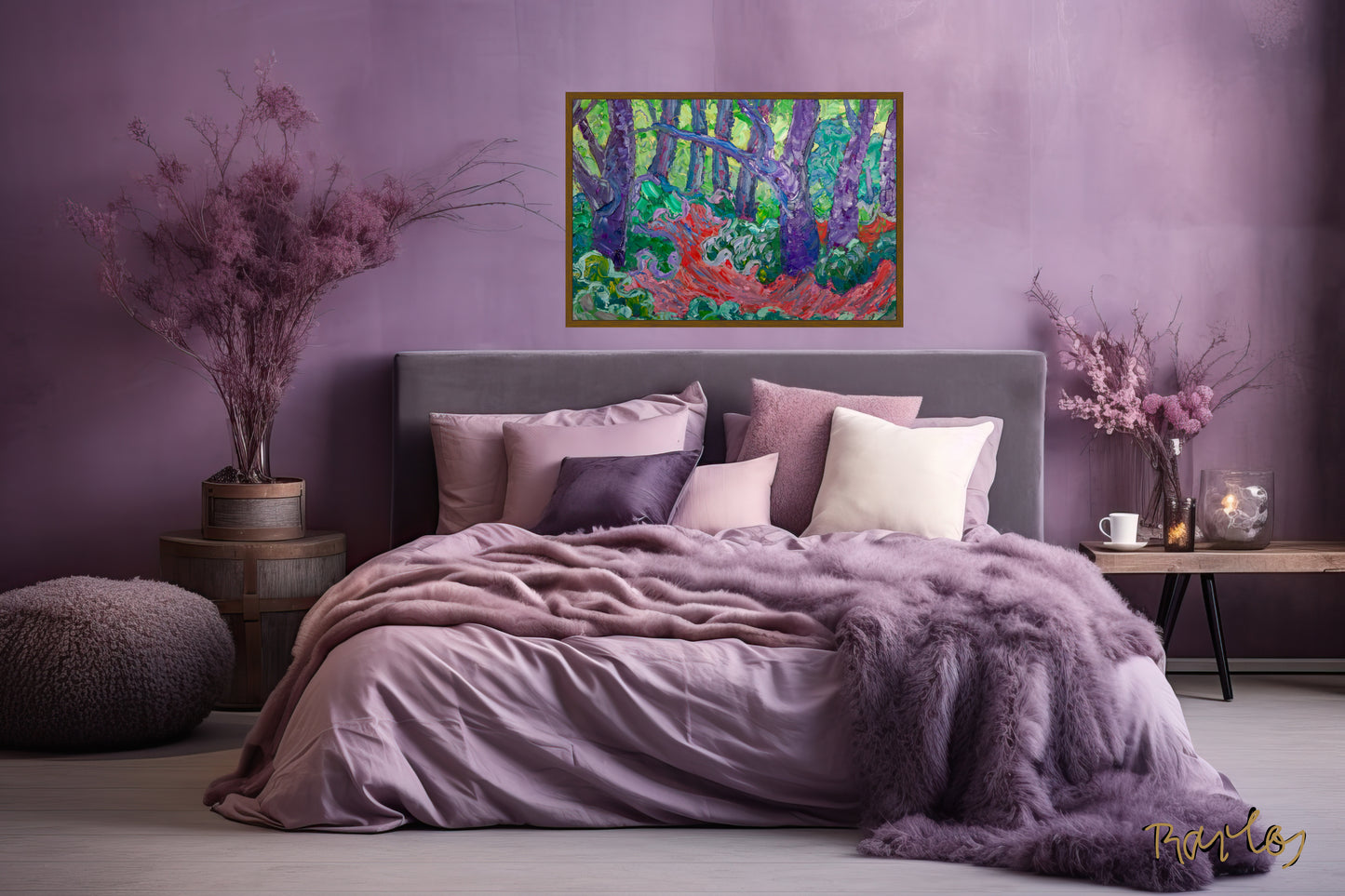 Original Painting of Endre Bartos: "Berries"