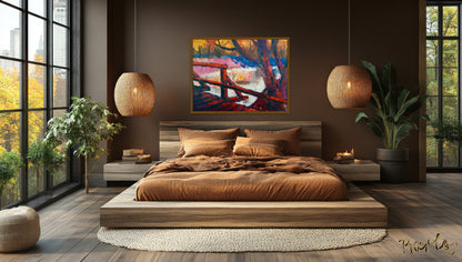 Original Painting of Endre Bartos: "Connection"