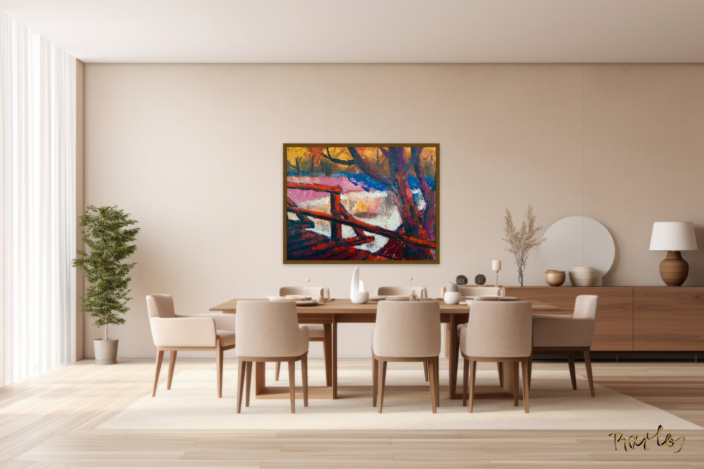 Original Painting of Endre Bartos: "Connection"