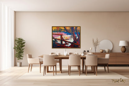 Original Painting of Endre Bartos: "Connection"