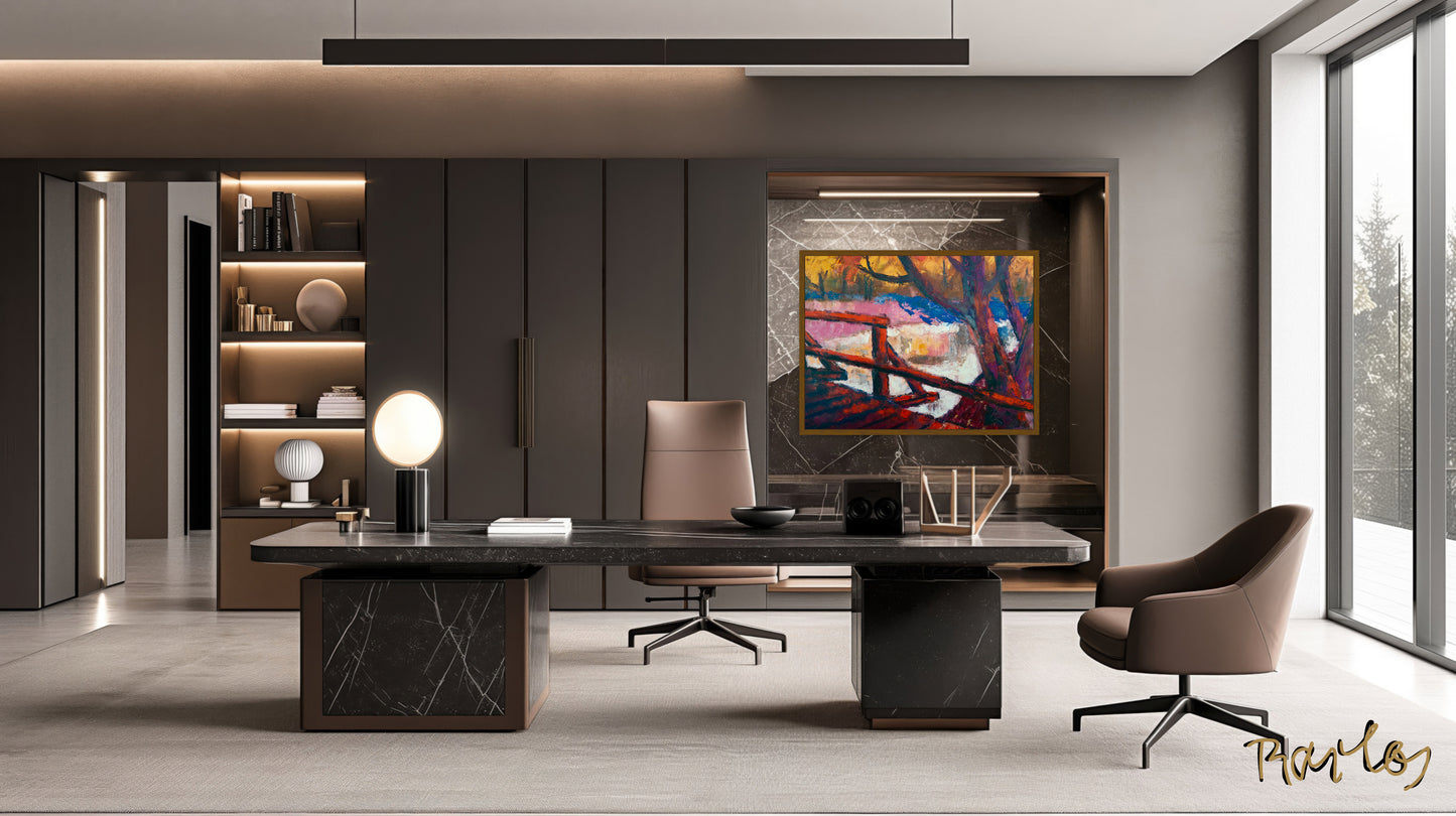 Original Painting of Endre Bartos: "Connection"