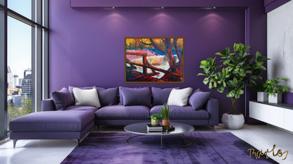 Original Painting of Endre Bartos: "Connection"