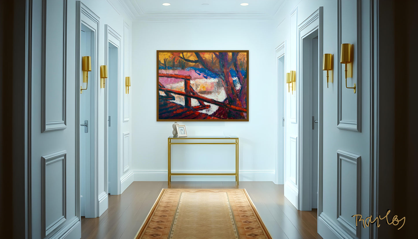 Original Painting of Endre Bartos: "Connection"