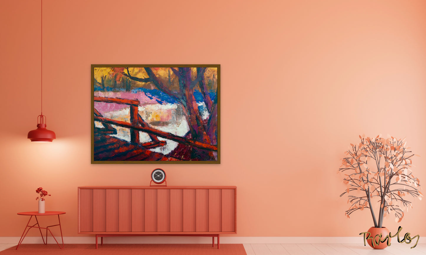 Original Painting of Endre Bartos: "Connection"