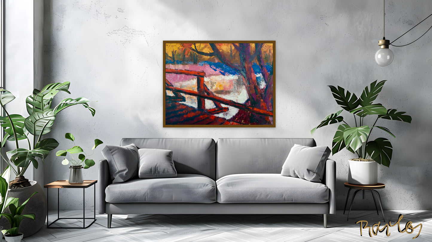 Original Painting of Endre Bartos: "Connection"