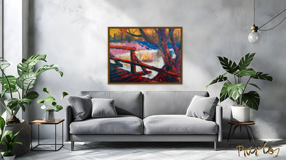 Original Painting of Endre Bartos: "Connection"