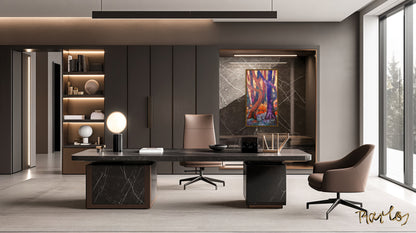 Original Painting of Endre Bartos: "Dancing Trees"