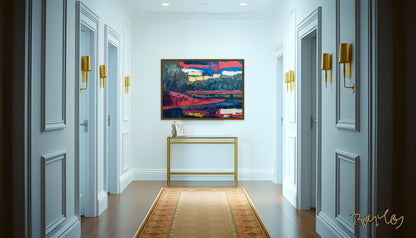 Original Painting of Endre Bartos: "Dusk"