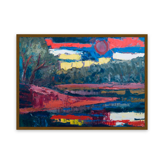 Original Painting of Endre Bartos: "Dusk"