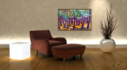 Original Painting of Endre Bartos: End of Summer