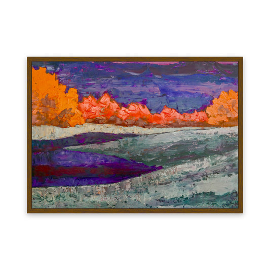 Original Painting of Endre Bartos: "Full Moon"
