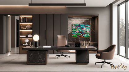 Original Painting of Endre Bartos: Lilies of the Valley