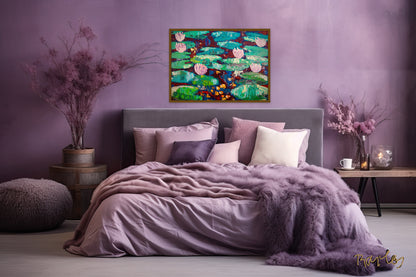 Original Painting of Endre Bartos: Lilies of the Valley