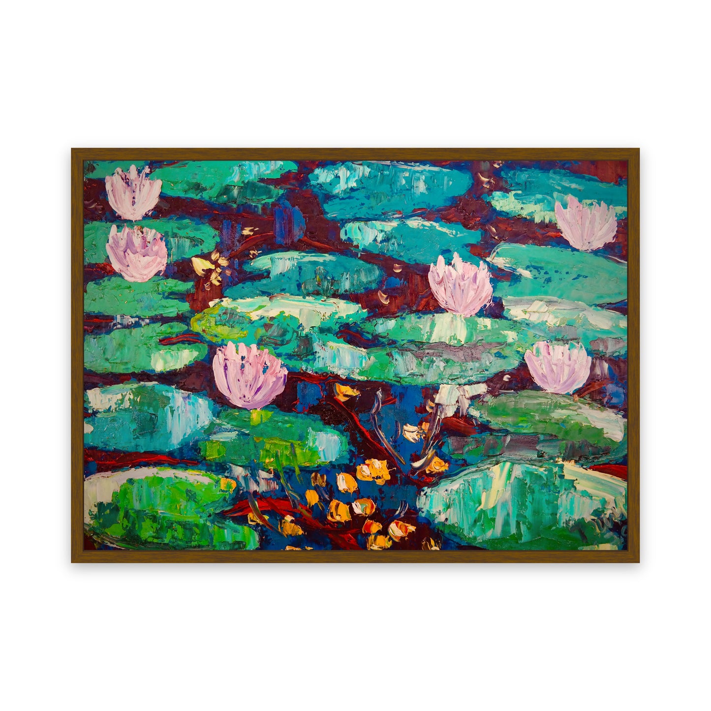 Original Painting of Endre Bartos: Lilies of the Valley