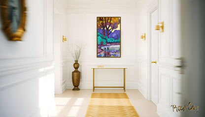 Original Painting Of Endre Bartos: "Mirroring"