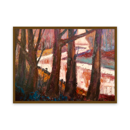 Original Painting of Endre Bartos: Moonlight