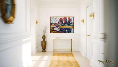 Original Painting of Endre Bartos: "The Storm is Coming"