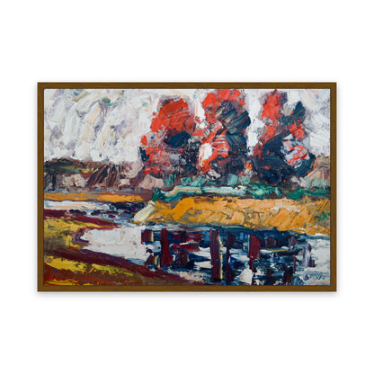 Original Painting of Endre Bartos: "The Storm is Coming"