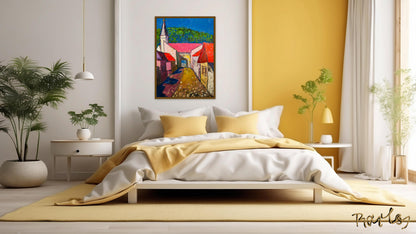 Original Painting of Endre Bartos: "Tokaj"