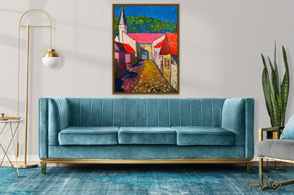 Original Painting of Endre Bartos: "Tokaj"