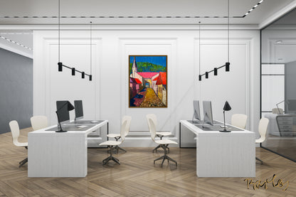 Original Painting of Endre Bartos: "Tokaj"