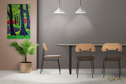 Fine Art Print Endre Bartos: Blooming of Rhododendrons