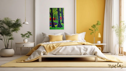 Fine Art Print Endre Bartos: Blooming of Rhododendrons